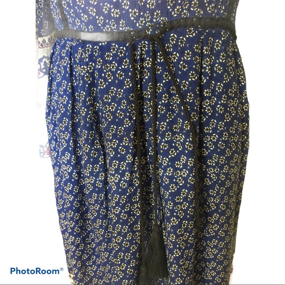 💙NWOT Blue Bohemian Inspired Dress - Picture 9 of 10